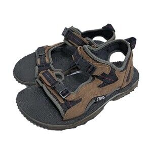 Teva Expedition XPD Mens Size 10 Leather Hiking Water Sport River Beach Sandals